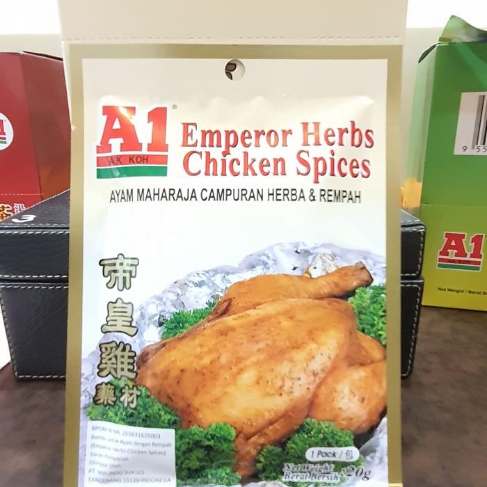 

Stok Baru a1 emperor herbs chicken spices bumbu ayam maharaja herba rempah