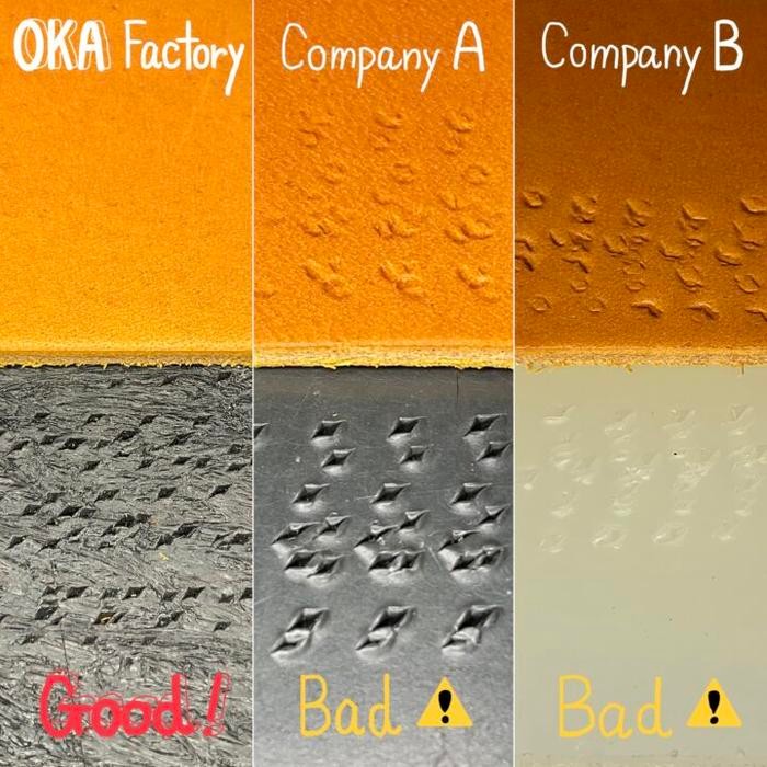 

OKA Factory - CUTTING BOARD Made in Japan Rubber board - leather tools