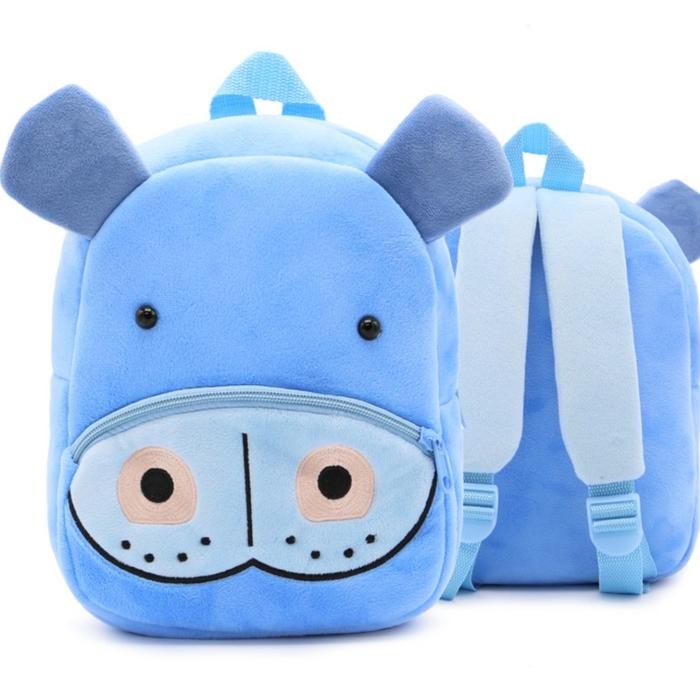 

HIPPO KUDA NIL Tas Ransel Anak TK dan PAUD Karakter Hewan