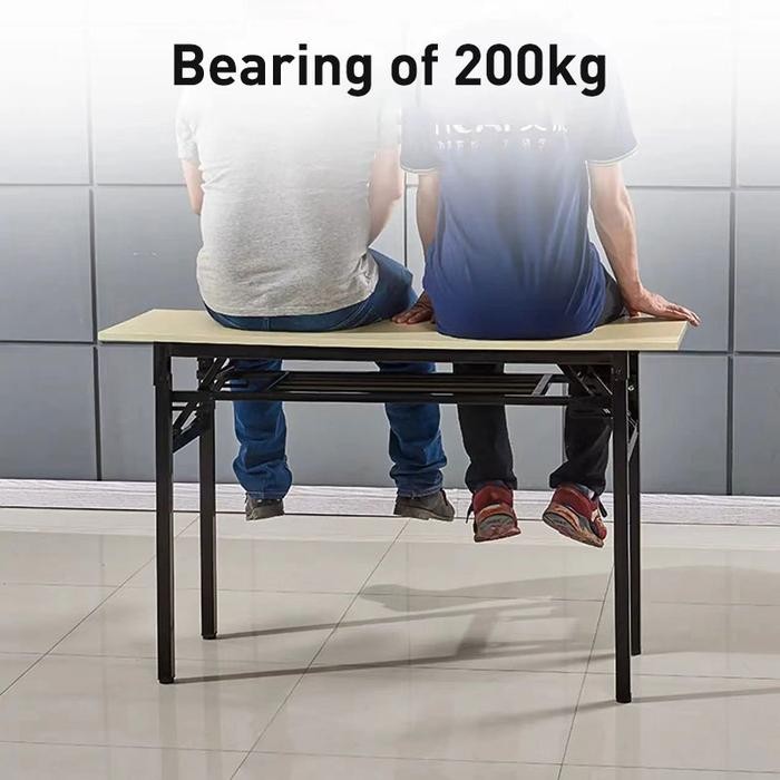 Ak [Cod] Flipper Table Meja Makan Lipat Set Koper Camping Outdoor Portable Meja Lipat Meja Lipat