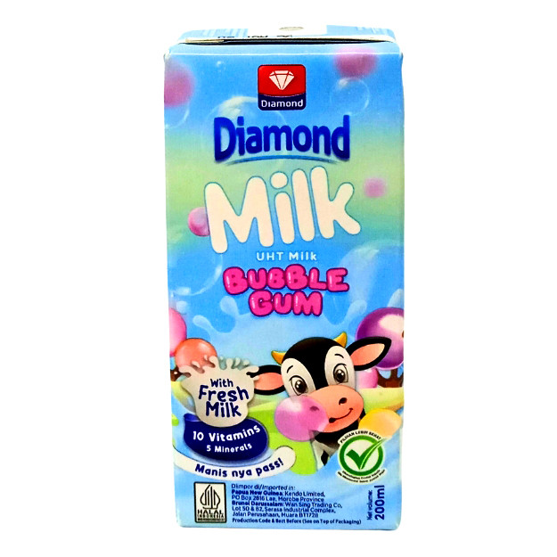 

S30357 DIAMOND BUBBLE GUM SUSU UHT 200ML MAJU BERSAMA (20250915)