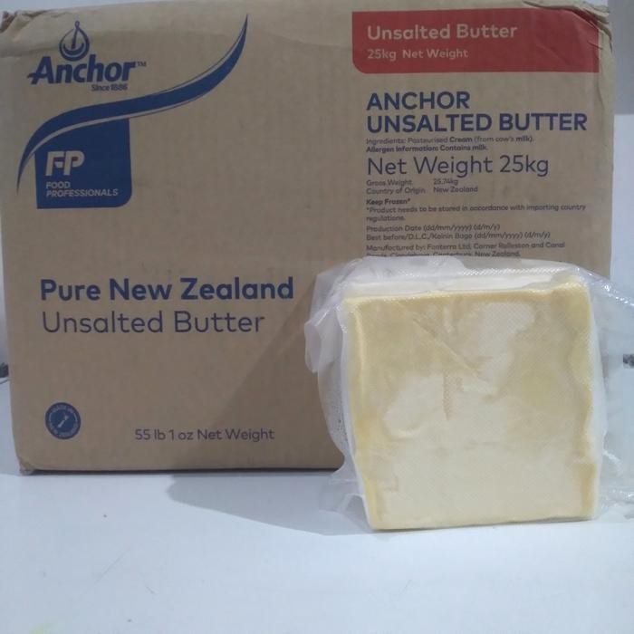 

Pilihan- Anchor Unsalted Butter 500Gr (Repack) / Mentega