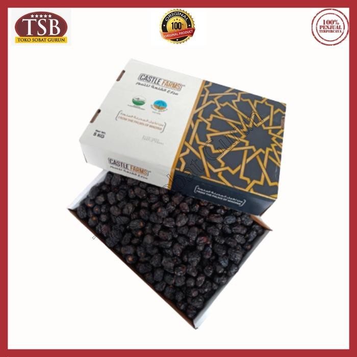 Pilihan- Kurma Ajwa Premium Organik 5Kg - Castle Farm