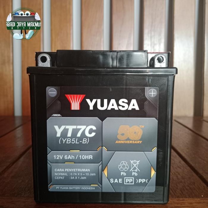 Aki Motor Yamaha Jupiter Mx, Bajaj Pulsar 135Cc Yuasa Yt7C Aki Kering