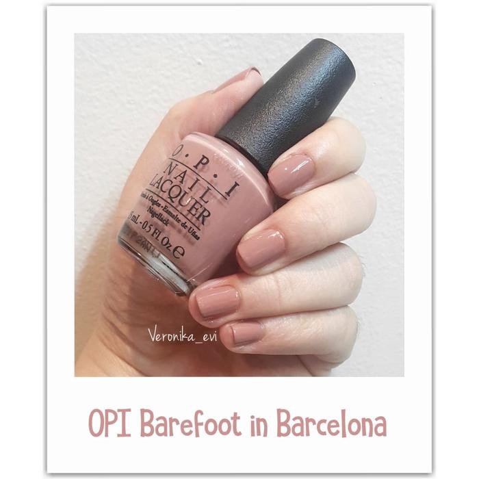 Pilihan- Opi Barefoot In Barcelona ( Opi Original / Opi Nail Polish / Opi Asli / Kutek Opi)