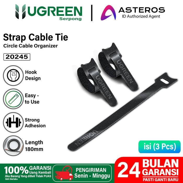 

Ugreen Velkro Strap Cord Holder Perekat Pengikat Kabel - Ugreen 40356