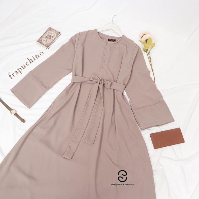 Pilihan- Basic Abaya Turkey Polos By Sundara Gamis Wolfis Polos Simple Dress Muslim Wanita