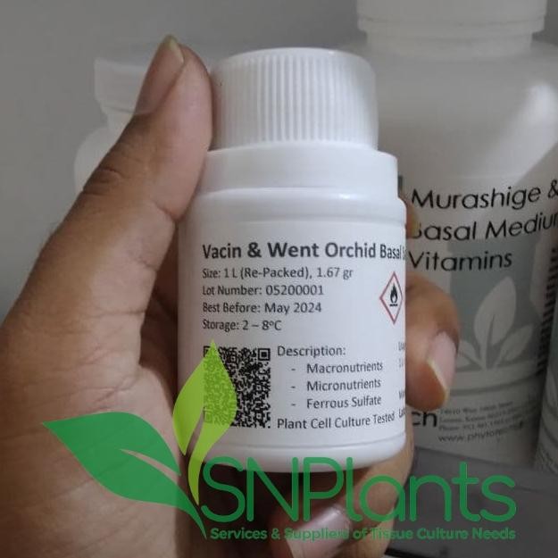 Pilihan- 1L - Media Kultur Jaringan Anggrek Vw ( Vacin & Went )