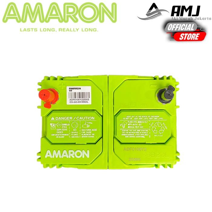 Amaron Go Aki Mobil Daihatsu Rocky Ns40Zl / 38B20L - 35Ah Aki Kering