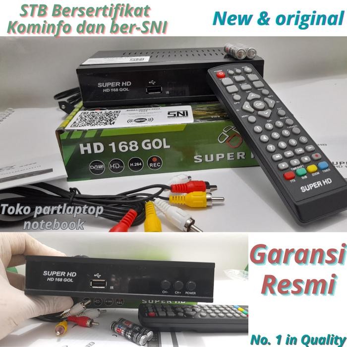 New SUPER HD 168 STB TV STB TERBAIK STB TV DIGITAL ORIGINAL NEW