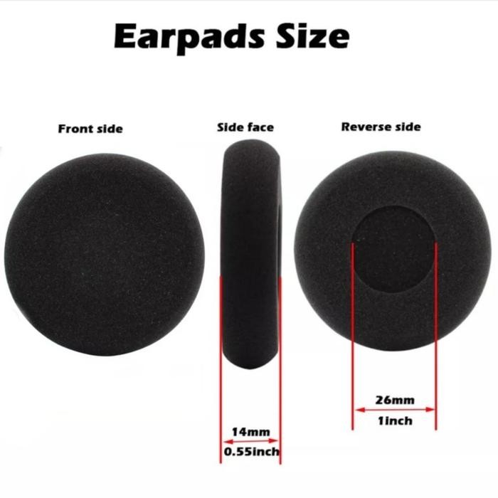New Earcup Foam/Busa Earpad Logitech Headset H340 H111 H110 - Headset Logitech H 110 111 340