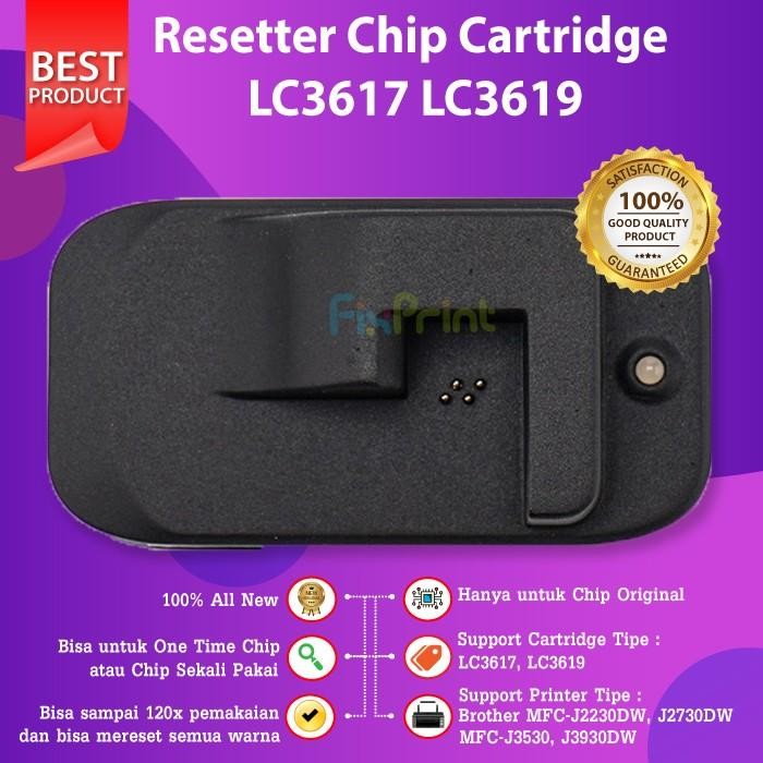 Resetter Chip Cartridge LC3617 LC 3617 MFC-J3530DW J3530DW