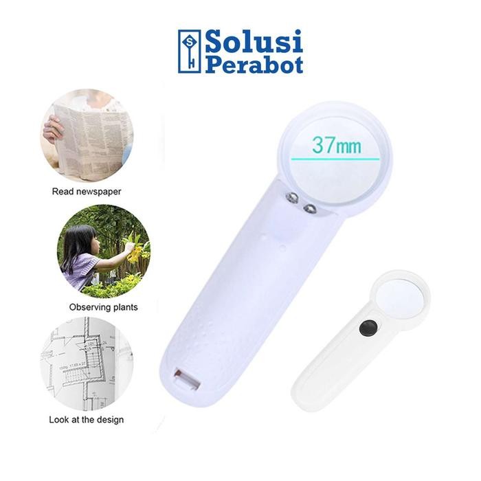 

SALE Kaca Pembesar LED 15X 37mm AE83 SP / Lampu Lup Lensa Magnifier