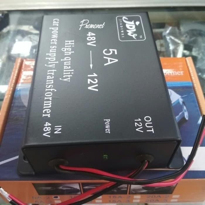 Laris Converter Penurun Tegangan Dc 48 V To 12 V 5 A Step Down 48V Ke 12V 5A Terlariss 