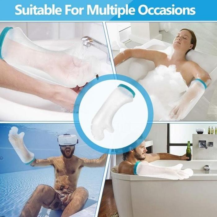 MURAH Penutup Luka Tahan Air Cover Pelindung Gips Tangan Kaki Lutut Dewasa