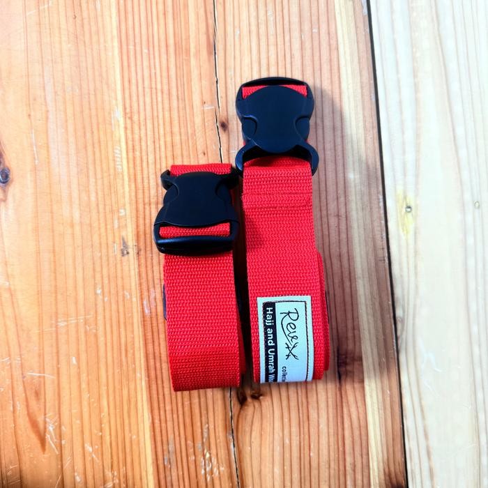 Rev Tali Koper Silang Ganda Haji & Umroh Pengikat Koper Kuat Untuk Perjalanan