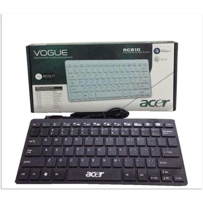 TERMURAH Keyboard Mini USB Acer Asus Apple HP READY STOCK