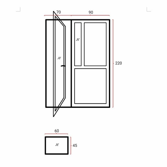 Pesanan Pintu Aluminium + Jendela Pivot (Bu. Anna)