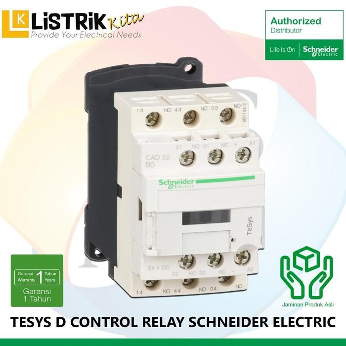 Terlaris SCHNEIDER AUXILIARY CONTACTOR - CAD32BD SALE