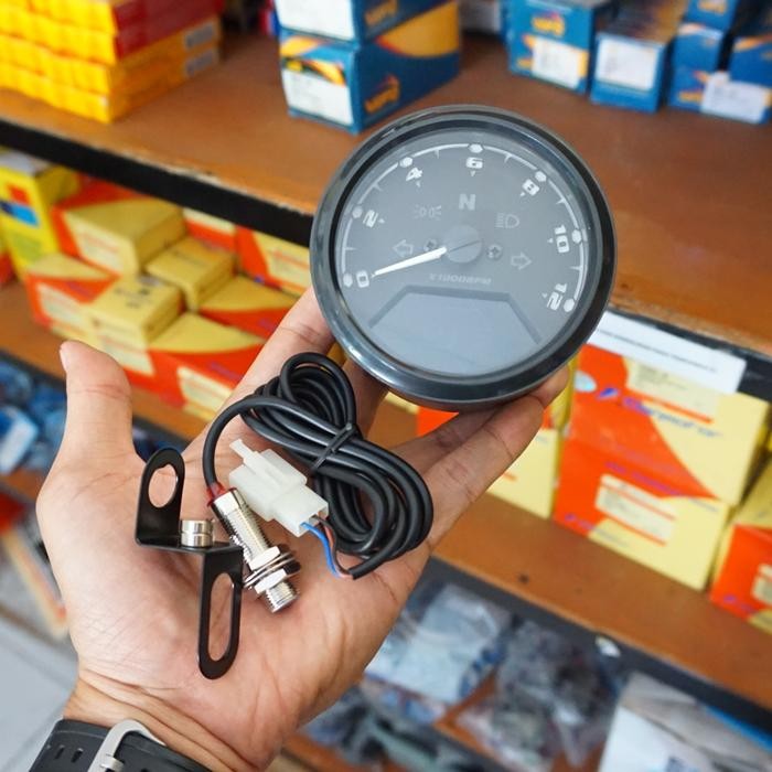 Speedometer Digital Vespa Custom