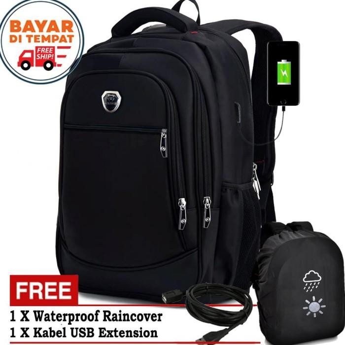 Sedia Tas Pria 9.9 SUPER SALE POLO FOX ORI P182 Tas Ransel Import Backpack