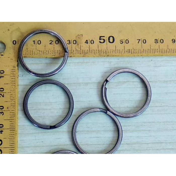 Sedia Ring Gantungan Kunci pipih 28 mm l
