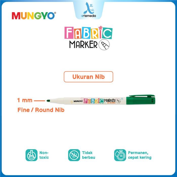 

Mungyo Fabric Marker Permanent Spidol Kain