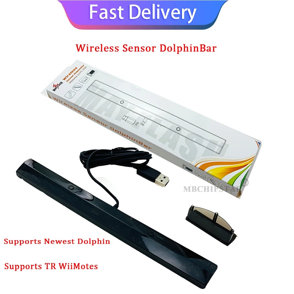 Hotsale For Mayflash W010 Wireless Sensor DolphinBar Bluetooth-Compatible For Wii Remote Plus and PC