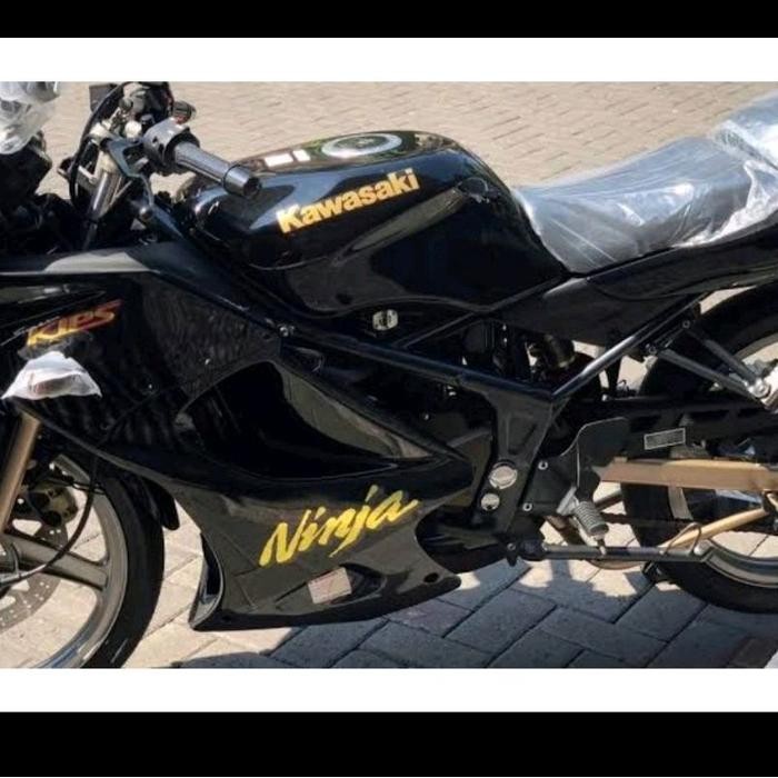 Stiker Striping Decal Ninja RR 150 OLD CBU Hitam Original Kawasaki