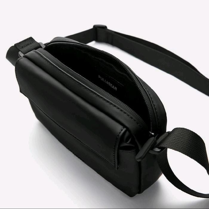 Limited Tas Selempang Pull And Bear Pria Hitam Original Store 5072 Slingbag Terlariss 