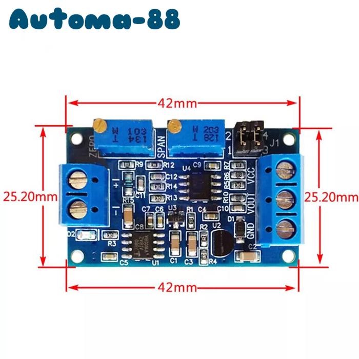 CONVERTER 4-20MA TO 0-5V DC