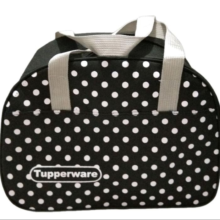 ASLI tas bekal motif POLKA Tupperware READY STOCK
