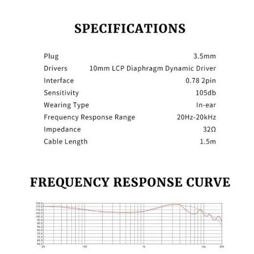 Kinera Celest Wyvern Black / Wyvern White 10mm LCP Dynamic Driver IEM Earphone Kinera Wyvern Black /