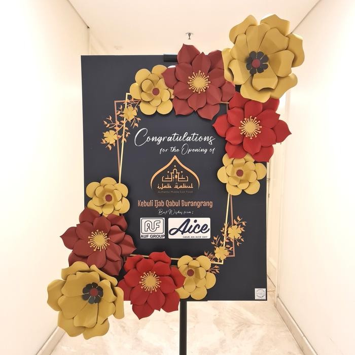 Paper Flower Board / Papan Bunga Kertas Terlaris
