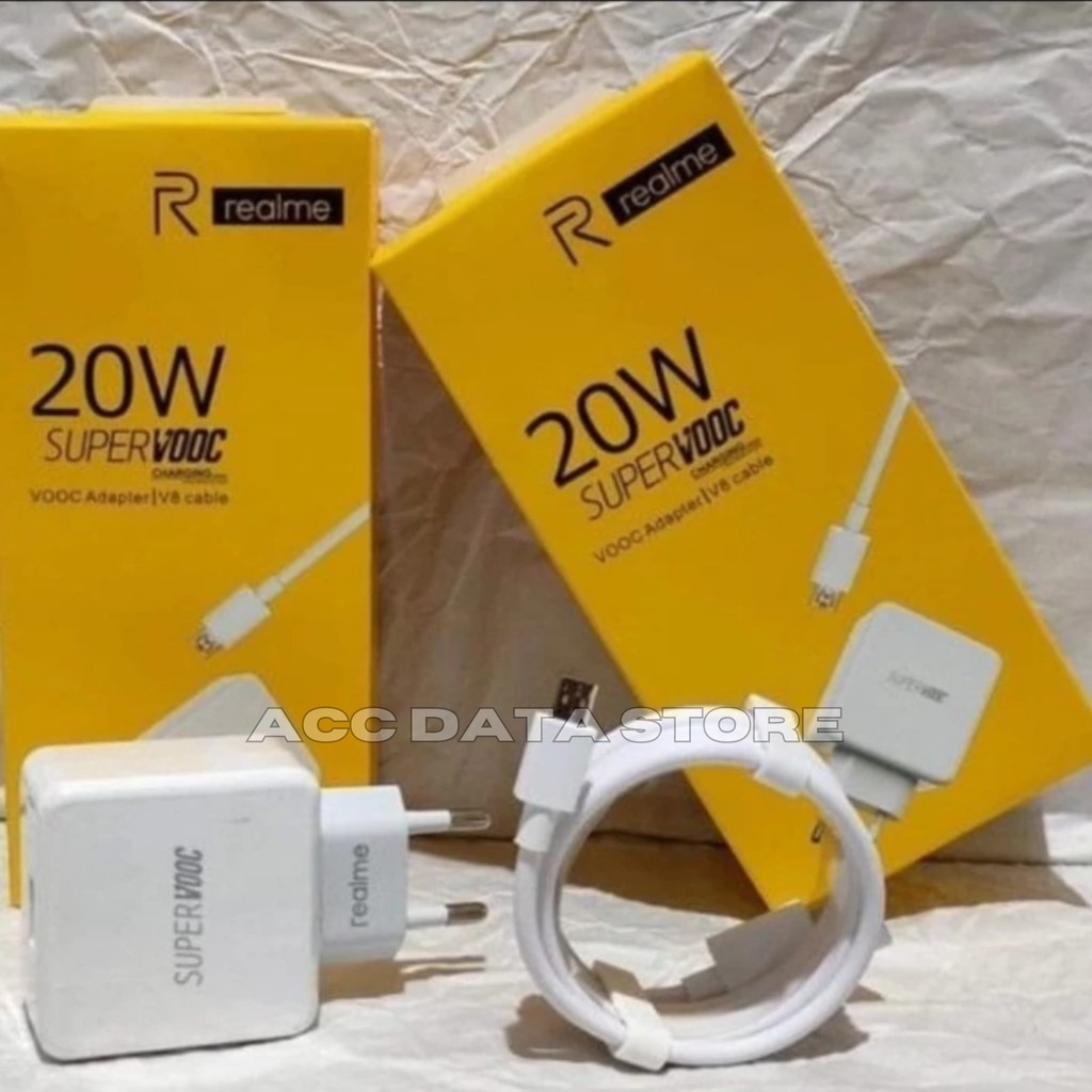 Charger REALME TYPE C Super VOOC 20 WATT