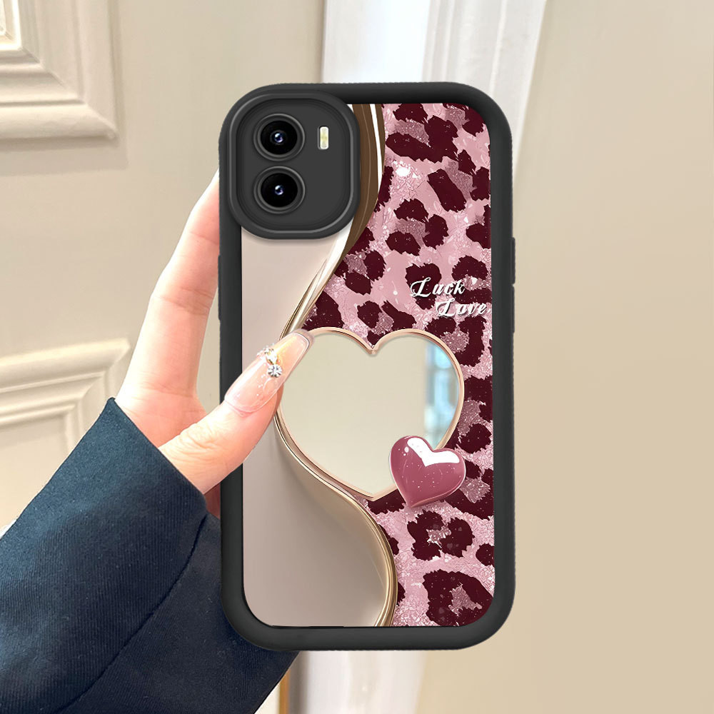 Casing Hp Untuk VIVO Y15S Y01 Y01A Y15A Y15C Cermin Softcase Case Phone Kesing Kupu 1257 JZ