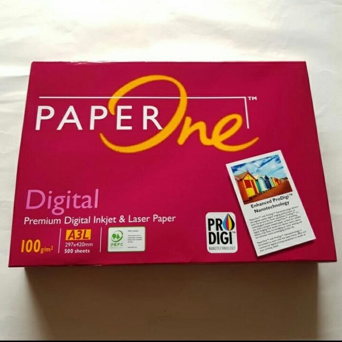 Ready Paper One Kertas Print Hvs A3 100 Gram.