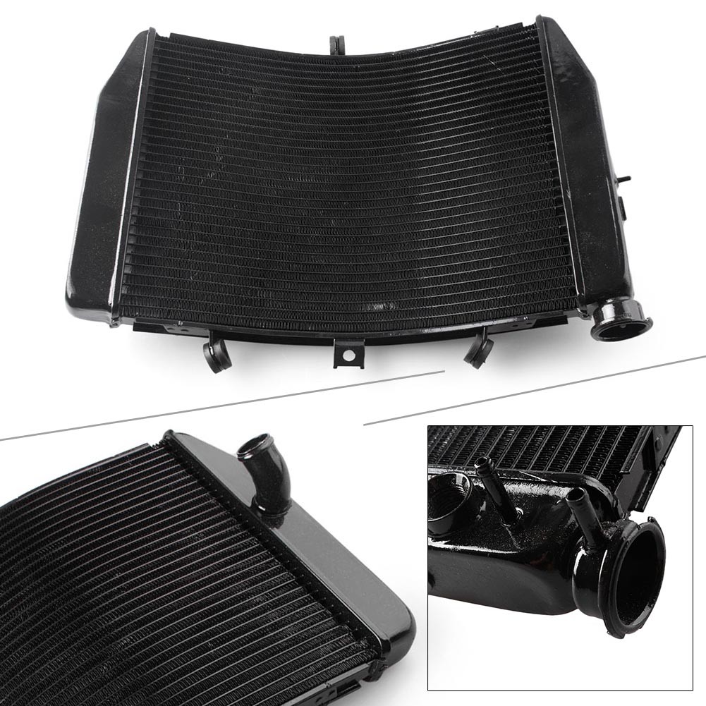 GSXR 600 750 K4 Motorcycle Aluminum Engine Cooling Radiator Assembly