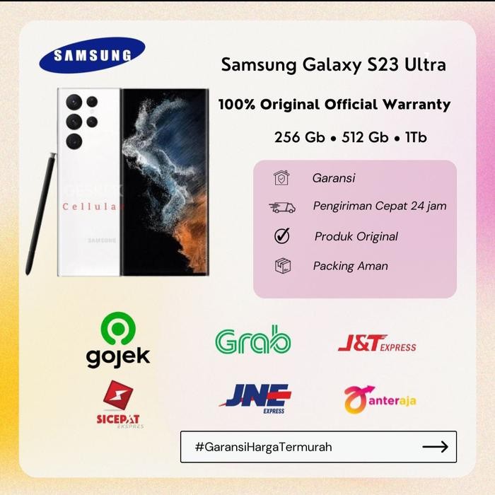 lr4u- Samsung Galaxy S23 Ultra 256Gb 512Gg 1Tb - Garansi Resmi