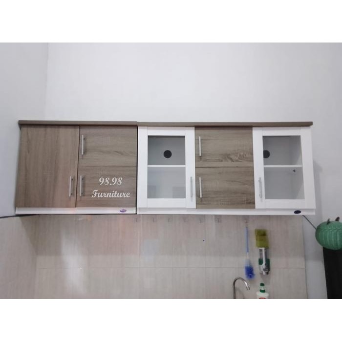 Lemari Sayur Gantung Minimalis - Kitchen Set Murah- Lemari Dapur Medan