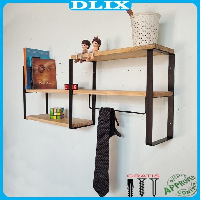 RAK DINDING MINIMALIS KITCHEN SET VINTAGE INDUSTRIAL