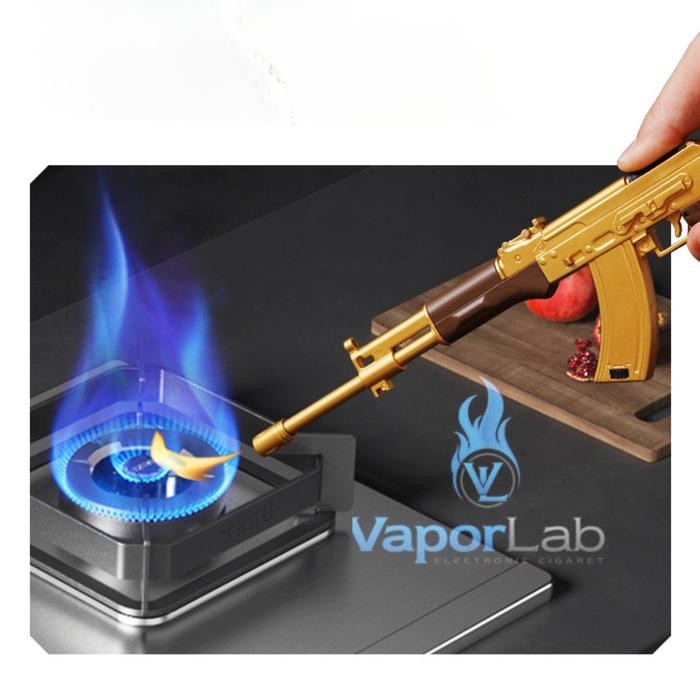 korek api pemantik kompor bbq refillable gas candle lighter model pistol senapan panjang unik