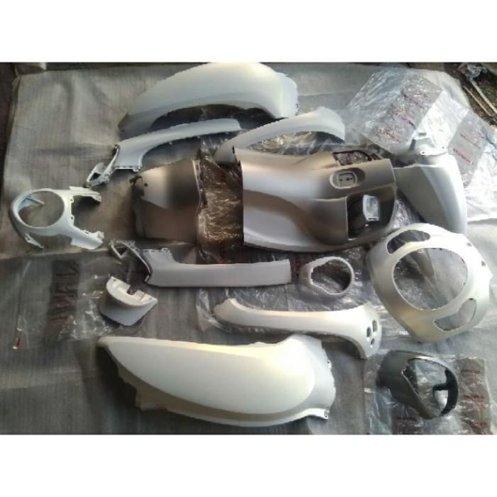 DISKON paketan full body alus Scoopy led new k2f 2021 putih doff READY STOCK