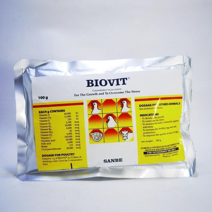 t00e- Biovit Sanbe Multivitamin Hewan Dosis Tinggi