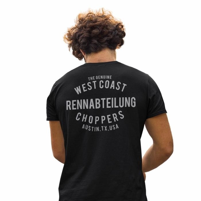 Kaos Vintage Motorcycle West Coast Chopper T-Shirt Tee