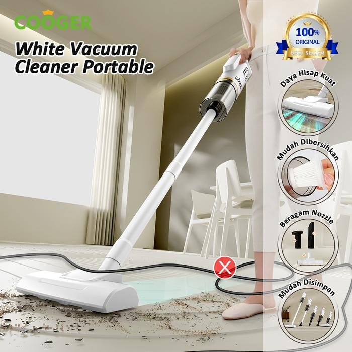 BERKUALITAS  COOGER Vacuum Cleaner Portable Penyedot Debu Multifungsi Serbaguna Penghisap Debu