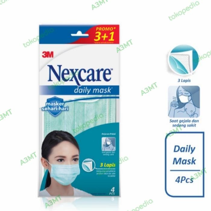 KJB 3M Masker Nexcare Earloop Daily M-20