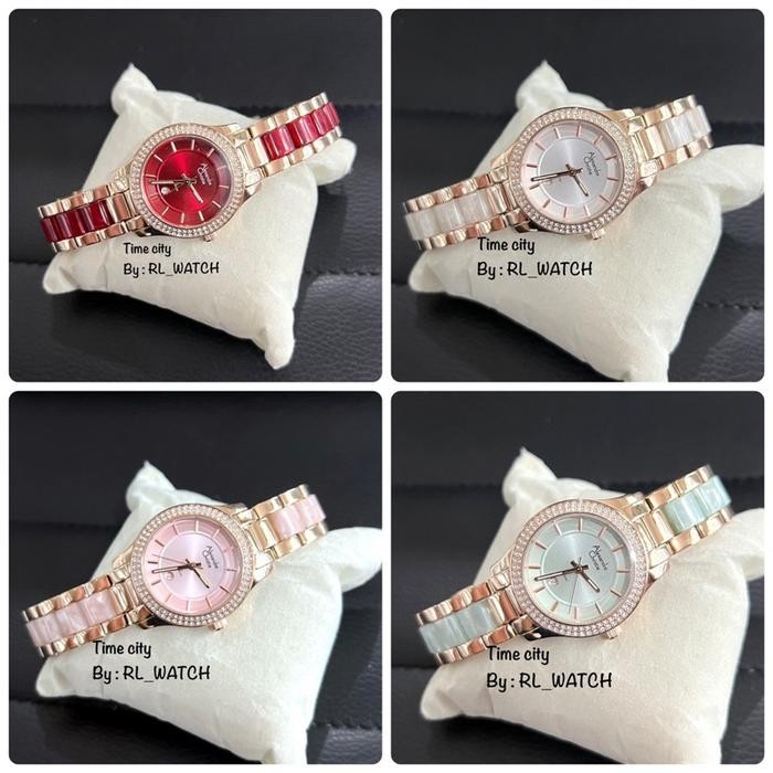 Jam Wanita Alexandre Christie AC2463 Simple Rantai Tanggal