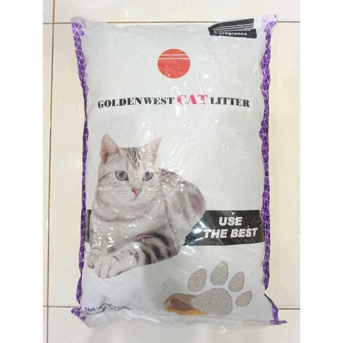 k5hc- Pasir Golden 10 Liter / Pasir Gumpal Wangi Kucing / Pasir Kucing Golden