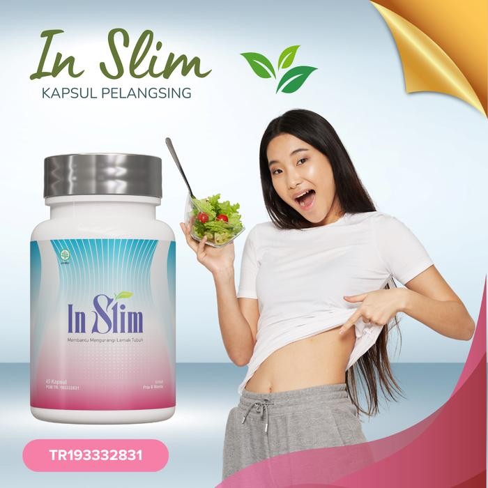 5mr0- In Slim Pelangsing Badan Cepat Bpom 45 Kapsul Herbal 2X Lebih Cepat Turunkan Berat